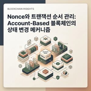 Nonce와 트랜잭션 순서 관리: Account-Based 블록체인의 상태 변경 메커니즘