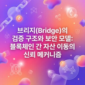브리지(Bridge)의 검증 구조와 보안 모델: 블록체인 간 자산 이동의 신뢰 메커니즘