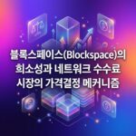 블록스페이스(Blockspace)의 희소성과 네트워크 수수료 시장의 가격결정 메커니즘