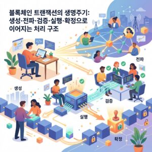 블록체인 트랜잭션의 생명주기: 생성·전파·검증·실행·확정으로 이어지는 처리 구조