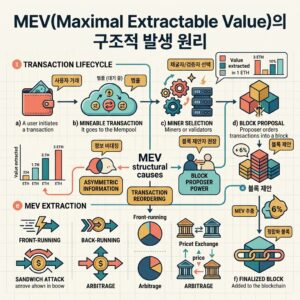 MEV(Maximal Extractable Value)의 구조적 발생 원리