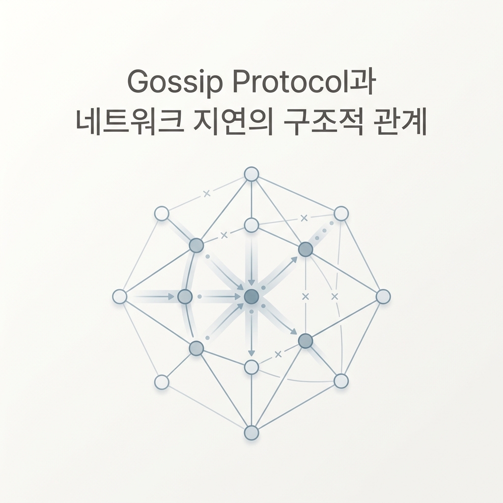 Gossip Protocol과 네트워크 지연의 구조적 관계