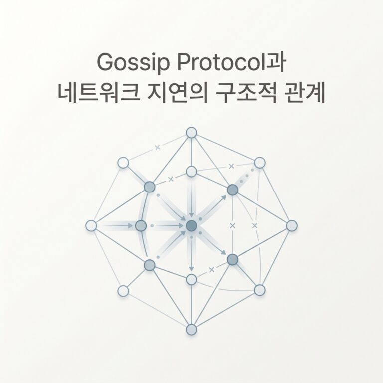 Gossip Protocol과 네트워크 지연의 구조적 관계