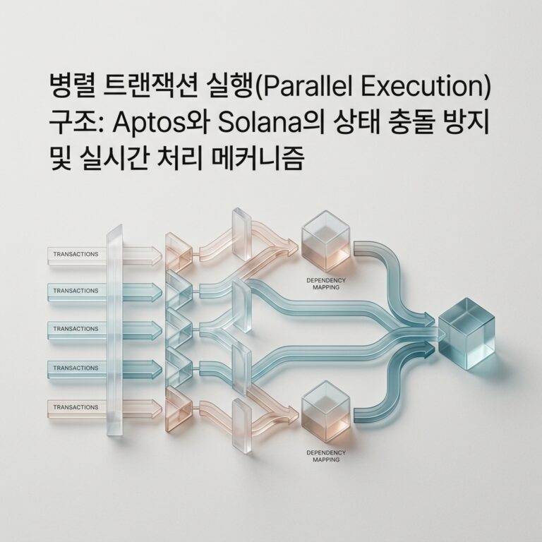 병렬 트랜잭션 실행(Parallel Execution) 구조: Aptos와 Solana의 상태 충돌 방지 및 실시간 처리 메커니즘