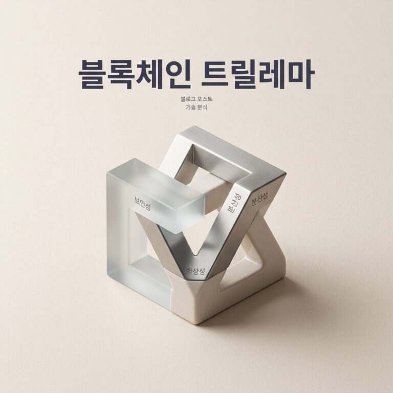 ai thumbnail minimal 블록체인 트릴레마 1786236473