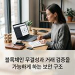 블록체인 무결성과 거래 검증을 가능하게 하는 보안 구조