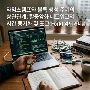 타임스탬프와 블록 생성 주기의 상관관계: 탈중앙화 네트워크의 시간 동기화 및 포크(Fork) 억제 메커니즘