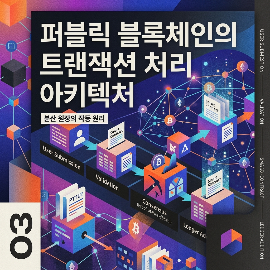 블록 생성에서 최종성(Finality)까지: 퍼블릭 블록체인의 트랜잭션 처리 아키텍처Proof of Work와 Proof of Stake의 경제적·기술적 구조 비교 1 퍼블릭 블록체인의 트랜잭션 처리 아키텍처