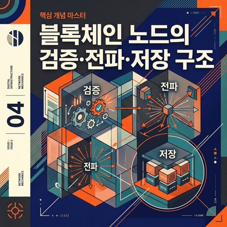 블록체인 노드의 검증·전파·저장 구조