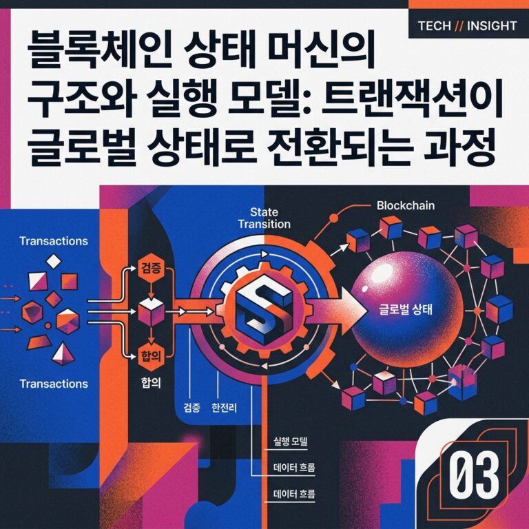 블록체인 상태 머신의 구조와 실행 모델: 트랜잭션이 글로벌 상태로 전환되는 과정