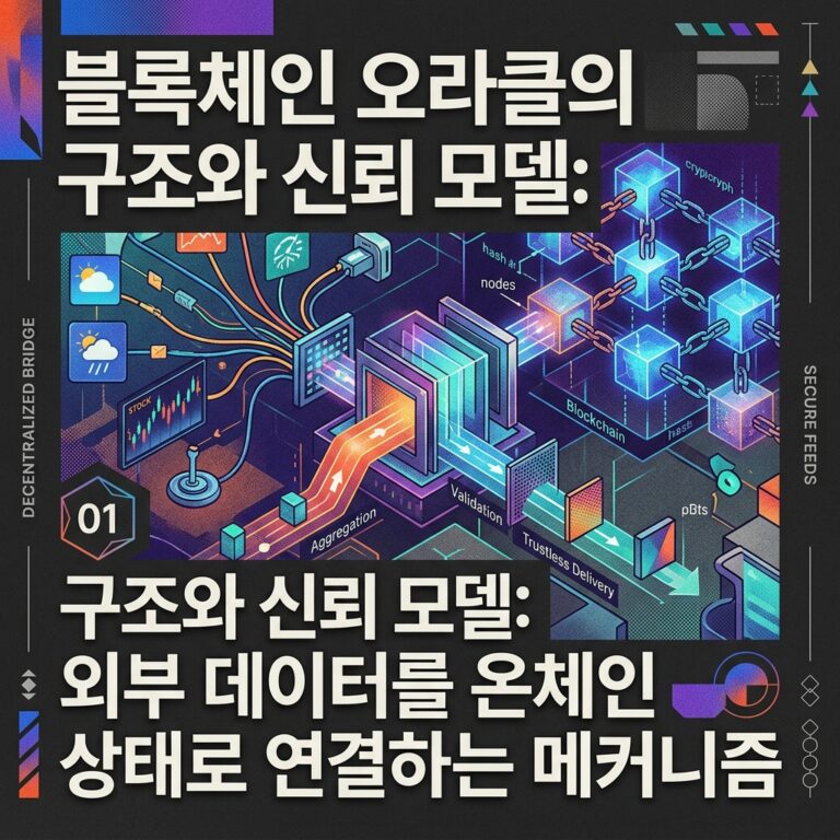 블록체인 오라클의 구조와 신뢰 모델: 외부 데이터를 온체인 상태로 연결하는 메커니즘