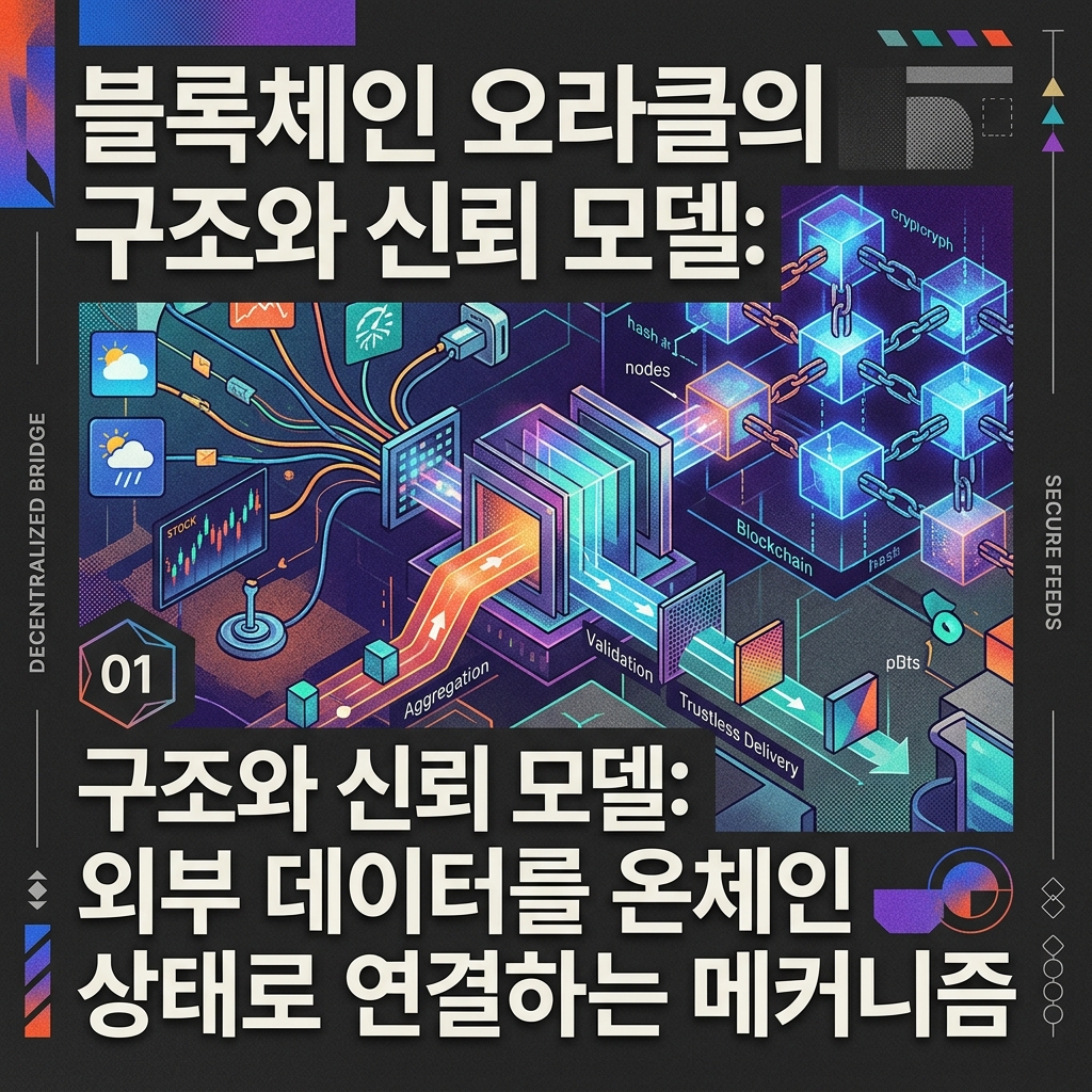블록체인 오라클의 구조와 신뢰 모델: 외부 데이터를 온체인 상태로 연결하는 메커니즘